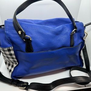 DVF leather crossbody satchel